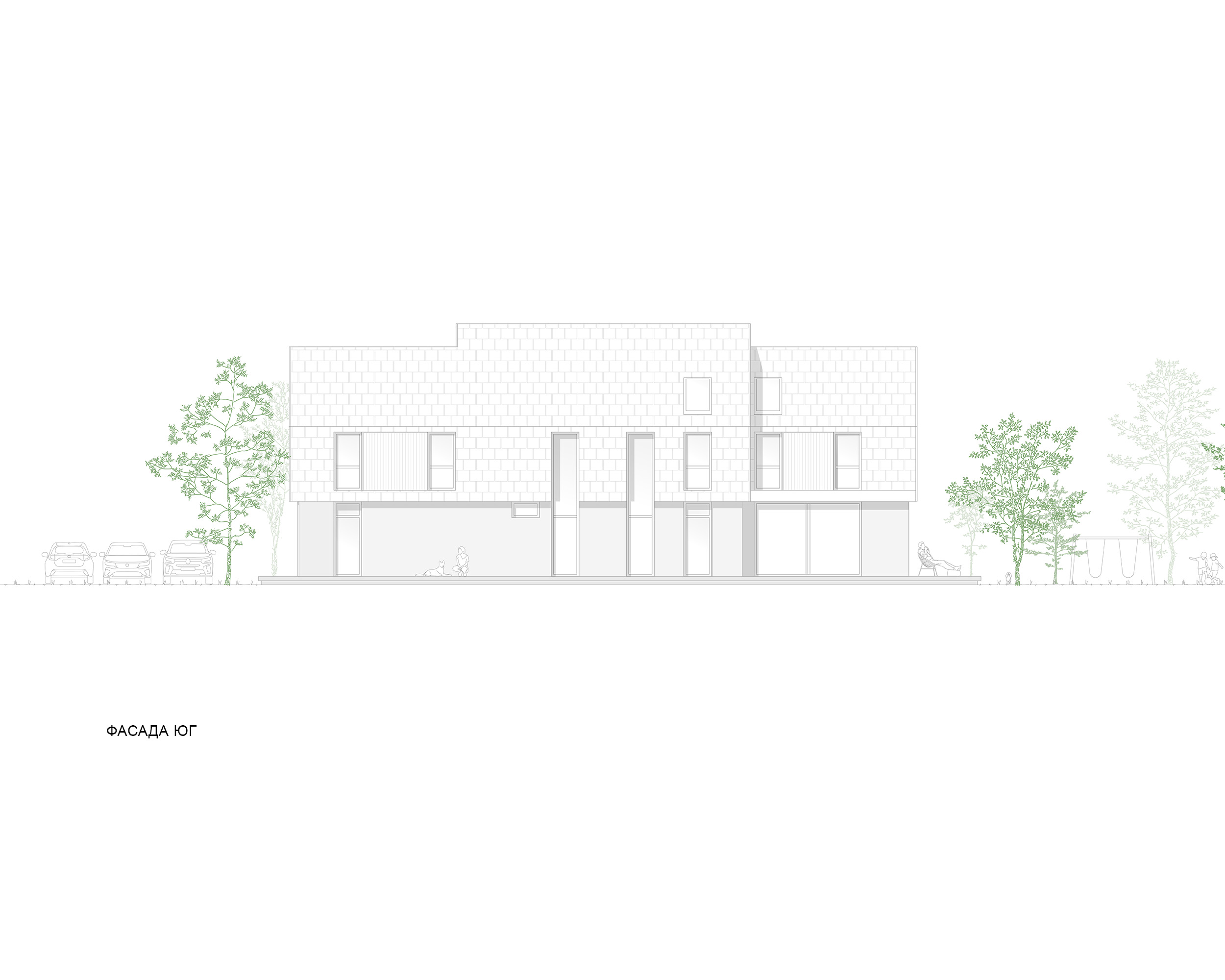 Rift House by Dual Studio - Plans