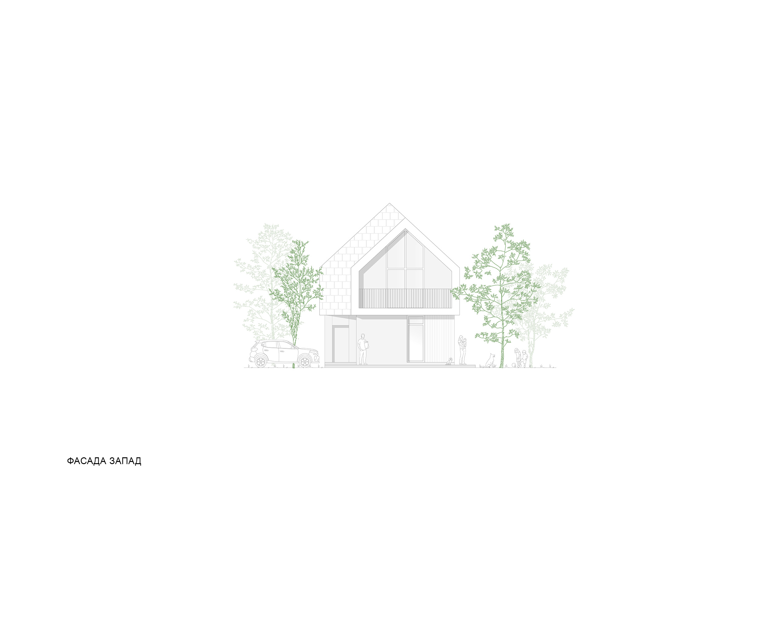 Rift House by Dual Studio - Plans