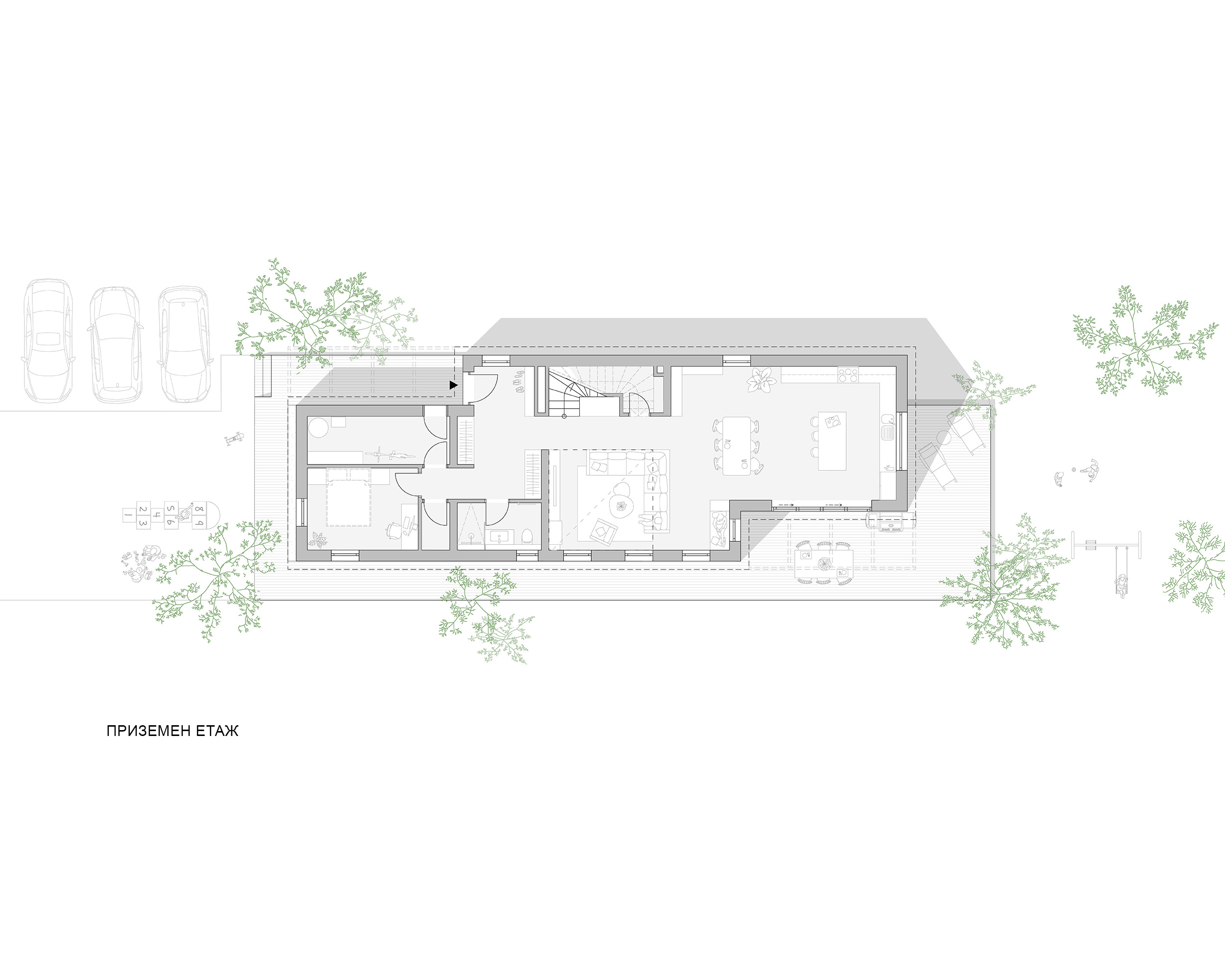 Rift House by Dual Studio - Plans