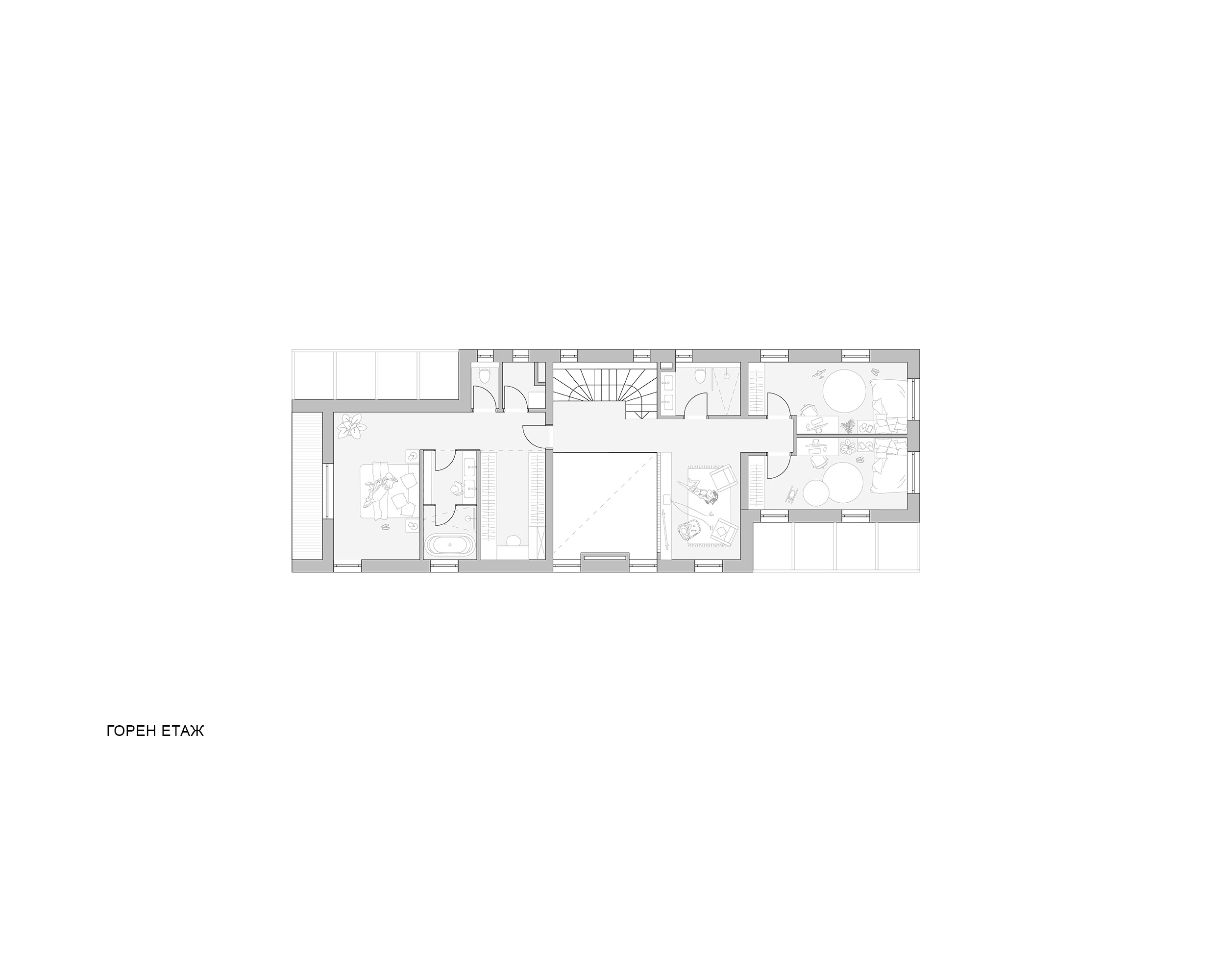 Rift House by Dual Studio - Plans