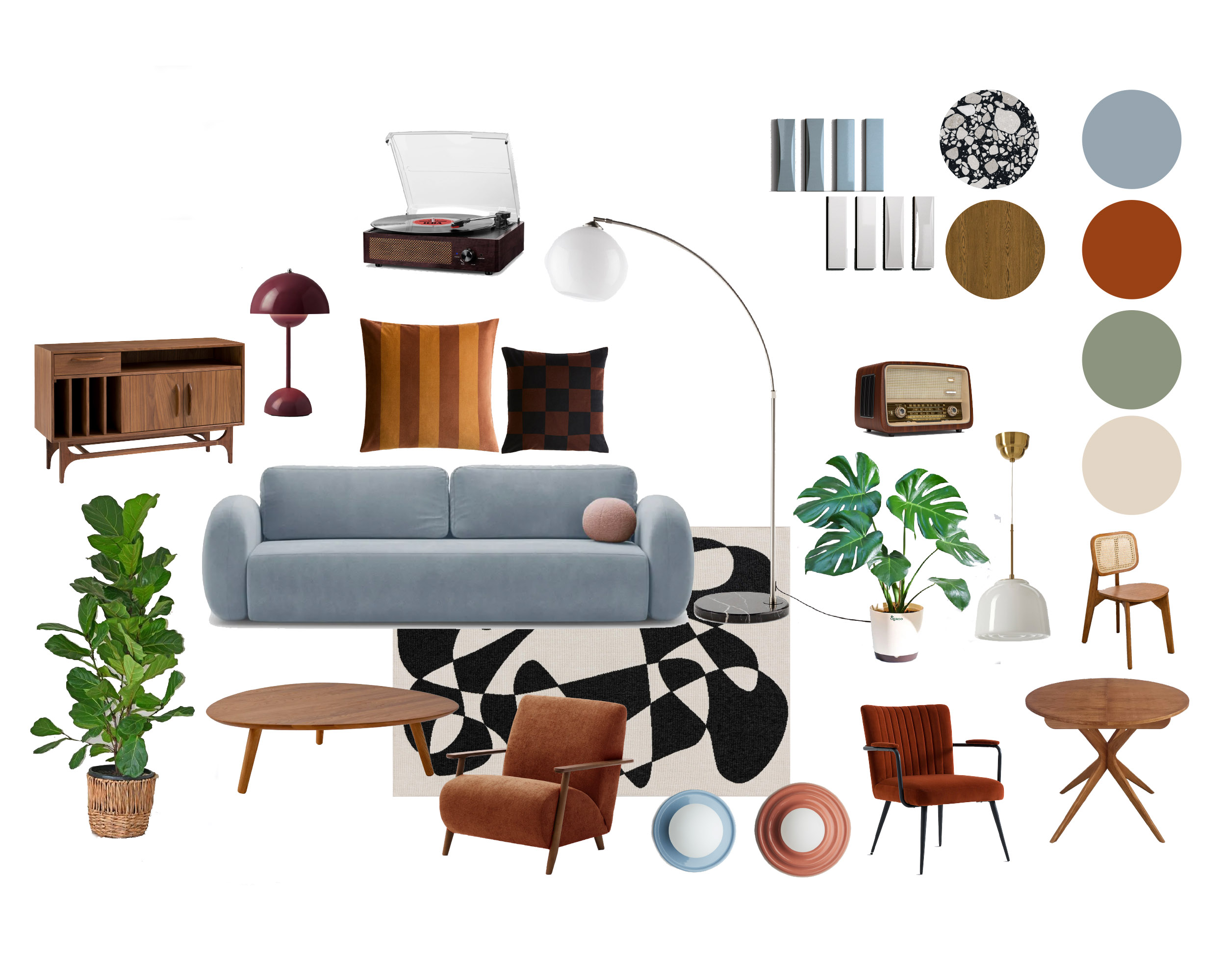 Dual Studio - Interior Design - Sofia -Vitosha - Moodboard